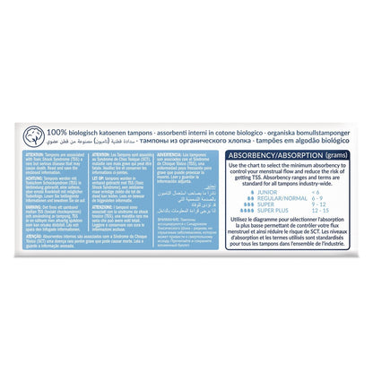 Natracare Non-Applicator 100% Organic Cotton – Biodegradable and Compostable: The tampons and their packaging – Image 3