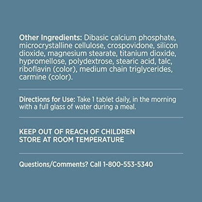 Ocuvite Eye Vitamin & Mineral Supplement, Lutein & Antioxidant Vitamins A, C & E, Zinc for Eye Health & Support, Vitamins for Eyes, 60 Tablets