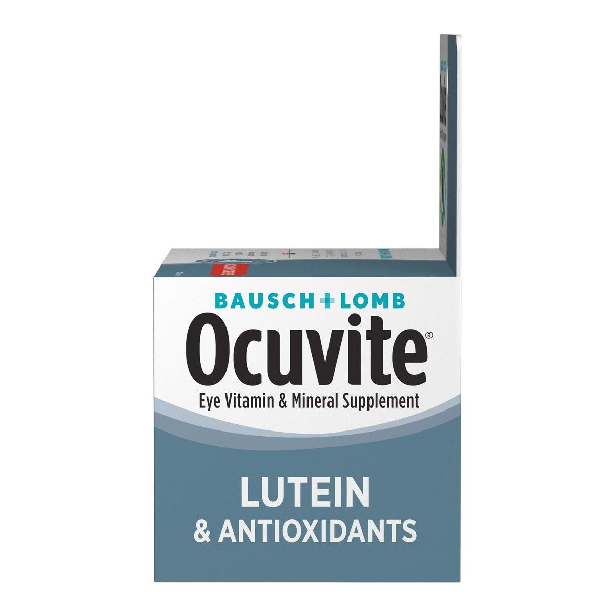 Ocuvite Eye Vitamin & Mineral Supplement, Lutein & Antioxidant Vitamins A, C & E, Zinc for Eye Health & Support, Vitamins for Eyes, 60 Tablets - görsel 14