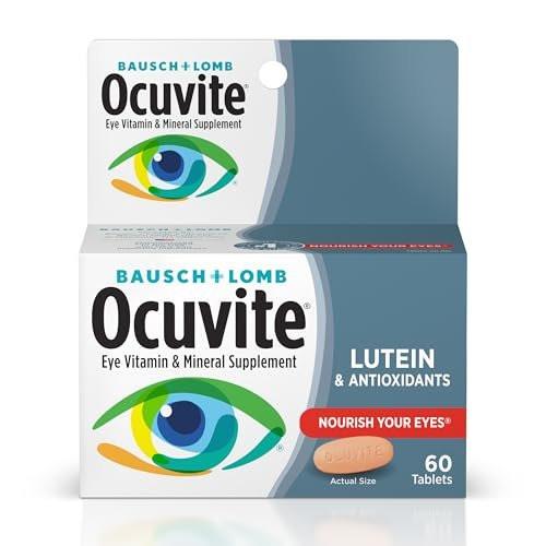 Ocuvite Eye Vitamin & Mineral Supplement, Lutein & Antioxidant Vitamins A, C & E, Zinc for Eye Health & Support, Vitamins for Eyes, 60 Tablets - görsel 15