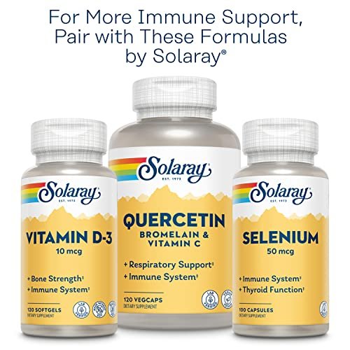 SOLARAY Vitamin C 500mg, Two-Stage Timed Release - Antioxidant and Immune Support Supplement - Vitamin C with Rose Hips and Acerola, Vegan, Gluten Free, 60-Day Guarantee, 250 Servings, 250 VegCaps - görsel 9