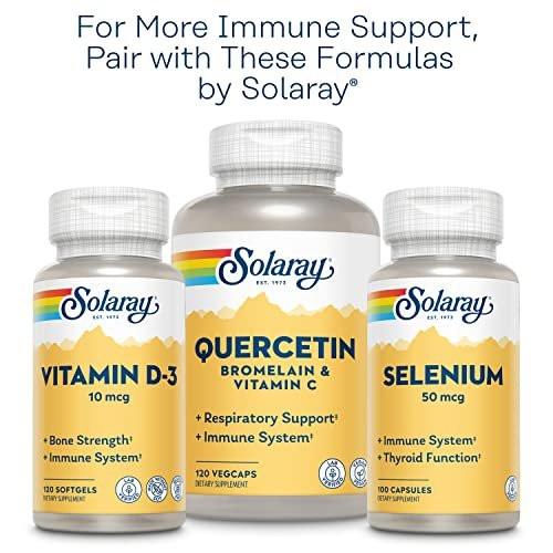 SOLARAY Kid's Vitamins & Minerals, Multivitamin for Kids - Bones, Vision, Heart Health Support w/Vitamin C, Vitamin D and B2, Iron - Gluten Free, 120 Black Cherry Chewables, 60 Servings - görsel 9