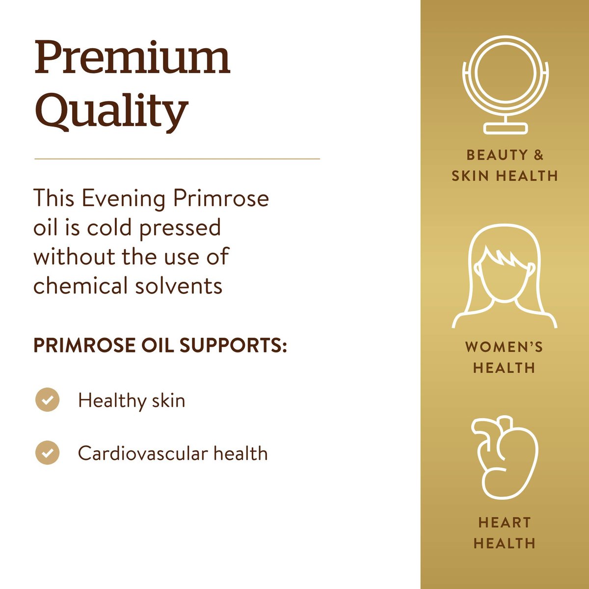 Solgar Evening Primrose Oil 1300 mg, 60 – Item Weight: 0.56 pounds – Image 8