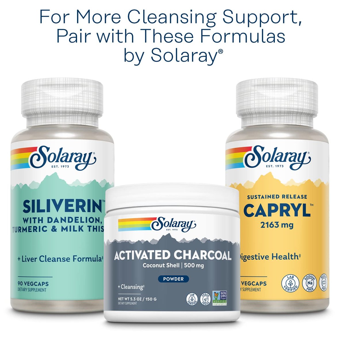 Solaray Yeast-Cleanse -- 180 Vegetarian Capsules - görsel 5