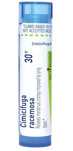 Boiron Cimicifuga Racemosa 30C for Menstrual Cramps Improved by Lying Down - 80 Pellets - görsel 2