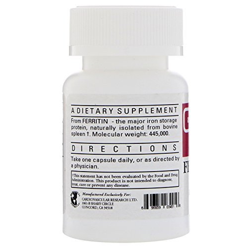 Cardiovascular Research Ferritin Capsules, 60 Count – Iron Supplement for Healthy Ferritin Levels - görsel 3