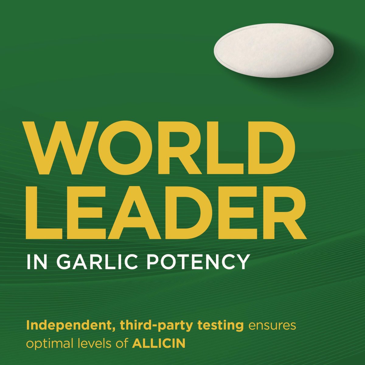 Garlique Garlic Extract Supplement, Healthy Cholesterol Formula, Odorless & Vegan, 60 Caplets - görsel 11