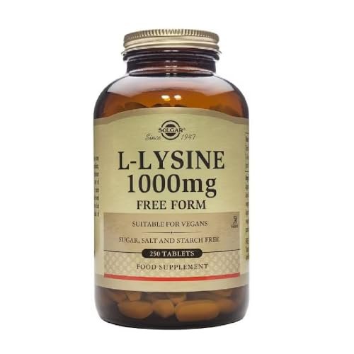 Solgar L-Lysine 1000 mg, 250 Tablets - – Serving Size: 1 Tablet – Image 8