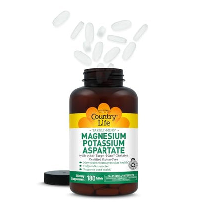 Country Life Magnesium and Potassium – Bone Health: Magnesium is essential for bone formation and influences the – Image 8