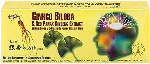 Prince Of Peace Ginkgo Biloba and Red Panax Ginseng Extract, 30 Bottles 0.34 oz - görsel 2