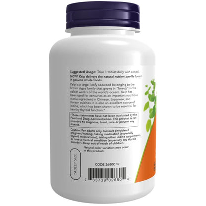 Now Foods Kelp, 150mcg of Natural Iodine, 200 Tablets