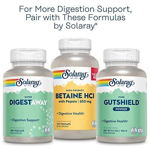 SOLARAY Pancreatin 1300, Pancreatic Digestive Enzymes with Protease, Amylase and Lipase, Plus Papain - Digestion Health Support, Lab Verified, 60 Day Guarantee, 90 Servings, 90 VegCaps - görsel 6