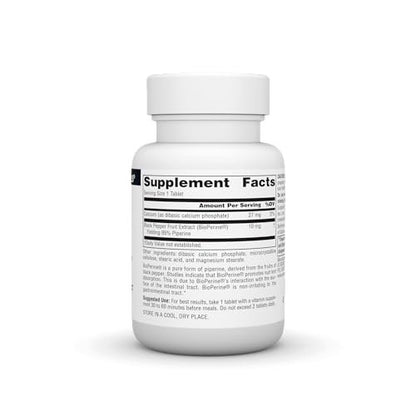 Source Naturals BioPerine, Black Pepper Fruit Extract - Promotes Nutrient Absorption - 60 Tablets