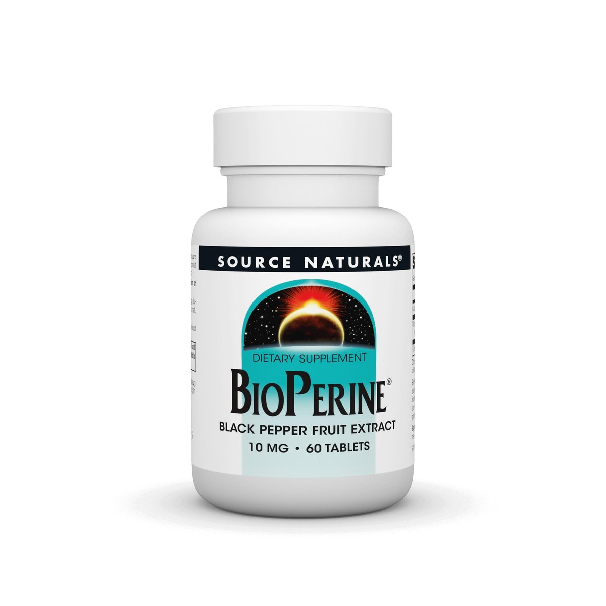 Source Naturals BioPerine, Black Pepper Fruit Extract - Promotes Nutrient Absorption - 60 Tablets - görsel 1