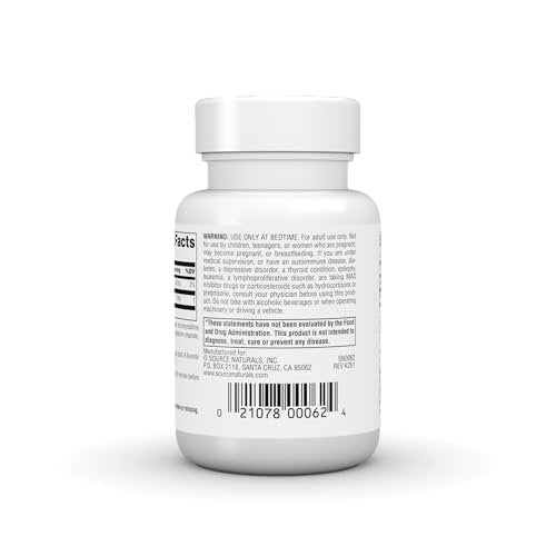 Source Naturals Melatonin, Helps Promote Sleep*, 2 mg - 60 Time-Released Tablets - görsel 1