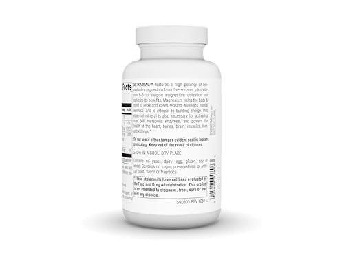 Source Naturals Ultra-Mag, 5 in 1 - Bioavailable Magnesium, Maintains Muscle & Nerve Function* - 120 Vegan Tablets - görsel 8