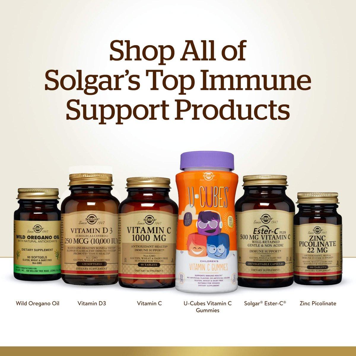 Solgar Vitamin C 1500 mg with Rose Hips, 180 Tablets - Antioxidant & Immune Support - Overall Health - Supports Healthy Skin & Joints - Non GMO, Vegan, Gluten Free, Dairy Free, Kosher - 180 Servings - görsel 9