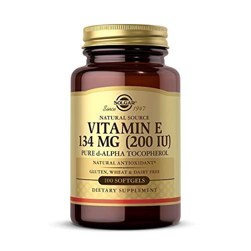 Solgar Vitamin E 200 IU Alpha, 100 Softgels - Antioxidant, Healthy Aging, Healthy Skin, Immune System Support - Natural Source Vitamin E - Gluten Free, Dairy Free - 100 Servings - görsel 4