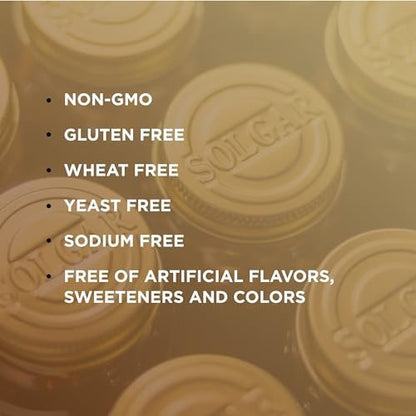Solgar Chewable Calcium 500 mg - 120 Wafers – Other ingredients: Cane sugar, vegetable stearic acid, natural – Image 7