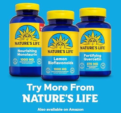 Nature's Life Lemon Bioflavonoids 1000mg - Citrus Bioflavonoids Supplement with Hesperidin and Rutin - Antioxidant and Cellular Support, Vitamin C Absorption - 60 Day Guarantee, 100 Serv, 100 Tablets