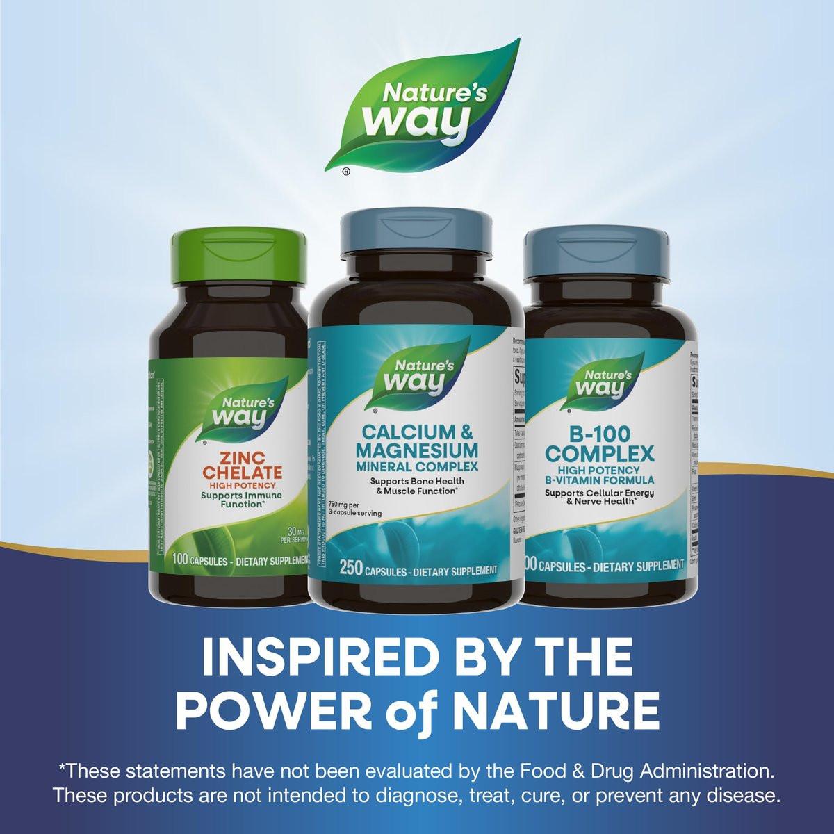 Nature's Way Calcium & Magnesium Mineral Complex, Supports Bone Health & Muscle Function,* 750 mg per 3-Capsule Serving, 250 Capsules (Packaging May Vary) - görsel 12