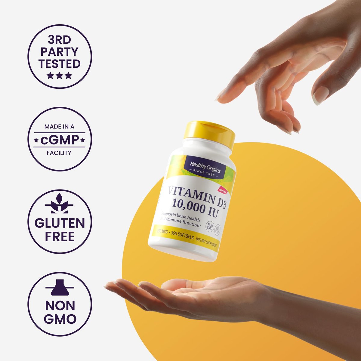 Healthy Origins Selenium 200 mcg, 180 Capsules - SelenoExcell High Bioavailability Organically Bound Fermented Selenium - Supports Immune System Function, Thyroid Health & Healthy Cellular Support - görsel 16