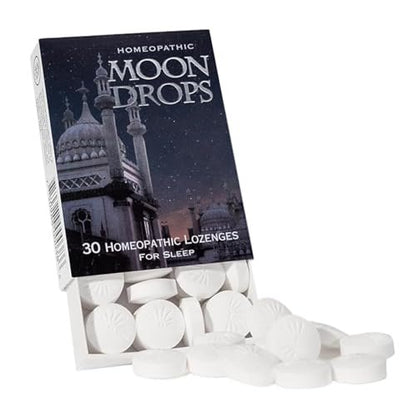 Historical Remedies Moon Drops Sleep Aid Lozenges (1 Pack) | Homeopathic Vanilla Flavor Supplement, Non-Habit Forming Vegan Gluten-Free Sleep Support Including Coffea Cruda 12X