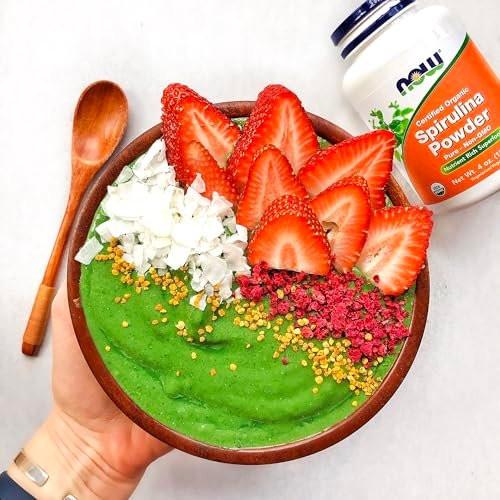 NOW Foods Supplements, Organic Chlorella 500 mg with naturally occurring Chlorophyll, Beta-Carotene, mixed Carotenoids, Vitamin C, Iron and Protein, 200 Tablets - görsel 7
