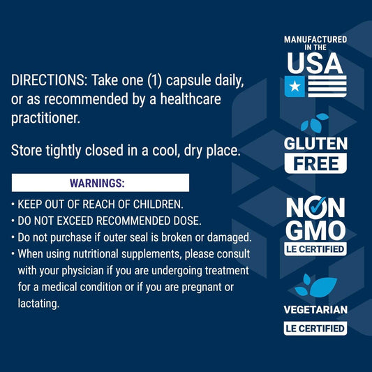 Life Extension Calcium D-Glucarate, 200 mg - Supports Detoxification, Helps Flush Out Unwanted Compounds – Gluten-Free, Non-GMO, Vegetarian – 60 Capsules