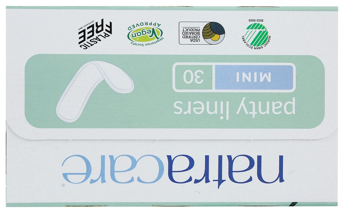 NATRACARE Mini Pant Liners, Unscented, Pack – 100% Pure Cotton Cover: The soft, breathable cotton cover allows – Image 12