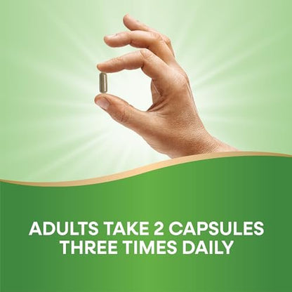 Nature's Way Neem Leaf Capsules, Traditional Intestinal Support, Used in Ayurveda, 950 mg per 2-Capsule Serving, Non-GMO Project Verified, Vegan, 100 Count (Packaging May Vary)