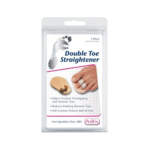 Pedifix Double-Toe Straightener – Gentle Toe Alignment Support for Hammer Toes, Crooked or Overlapping Toes – One Size Fits Most - görsel 6
