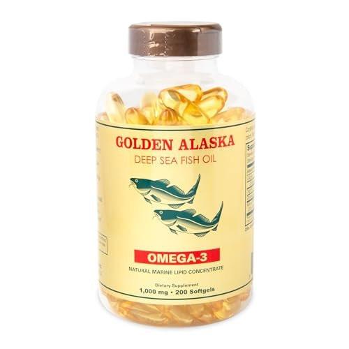 Omega 3 Alaska Deep Sea Fish Oil 1000mg 200 Softgels - görsel 2