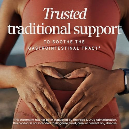 Nature's Way Slippery Elm Bark Capsules, Traditional Digestive Support to Soothe Gastrointestinal Tract*, 1,600 mg per 4-Capsule Serving for Traditional GI Support*, Vegan, 100 Capsules