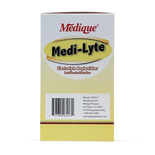 Medique Medi-Lyte Electrolyte Replenisher, Fast Relief from Heat, Stress, Fatigue, and Muscle Cramping, Easy to Swallow Tablets, 500 Tablets (250 x 2) - görsel 10