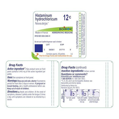 Boiron Hepar Sulphuris Calcareum 200Ck Homeopathic Medicine for Painful and Hoarse Dry Cough - Pack of 3 (240 Pellets)