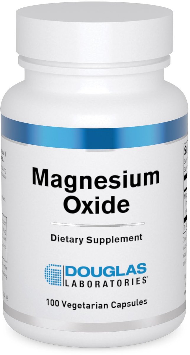 Douglas Laboratories Magnesium Oxide | Supports Normal Heart Function and Bone Formation* | 100 Capsules - görsel 1