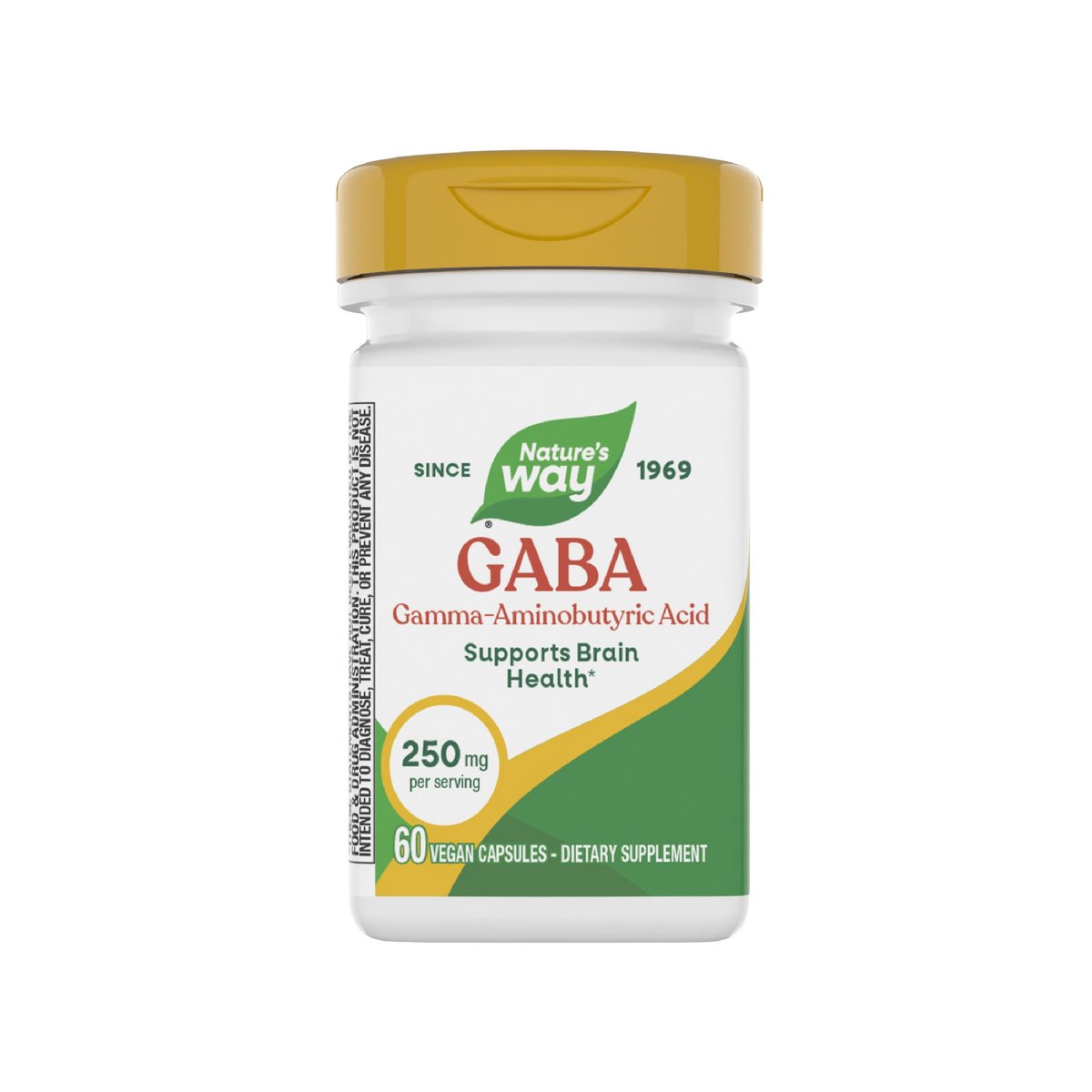 Nature's Way GABA, Gamma-Aminobutyric Acid, – 250 mg per Serving: Each capsule provides a potent dose of GABA to – Image 12
