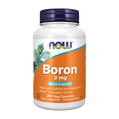 NOW Supplements, Boron 3 mg (Bororganic – Enhanced Absorption: The bororganic glycinate form is chelated with – Image 2