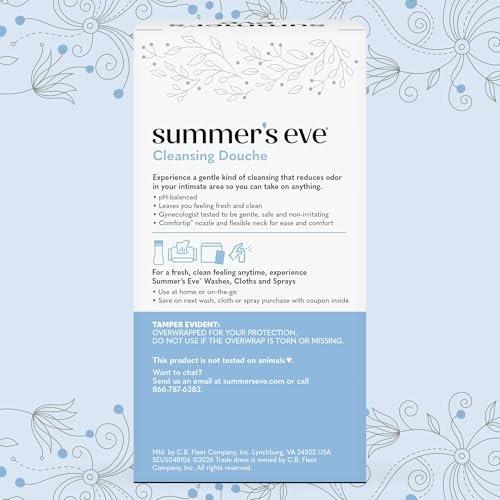 Summer’s Eve Extra Cleansing Vinegar and Water Feminine Cleansing Douche, Odor Control, pH Balanced, Gynecologist Tested, with Comfortip, 4.5 Ounce Each, 2 Count (Pack of 6) - görsel 2