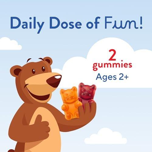 L’il Critters Probiotic Daily Gummy Supplement for Kids, for Digestive Health Support, Grape, Cherry and Orange Flavors, 60 Gummies - görsel 9
