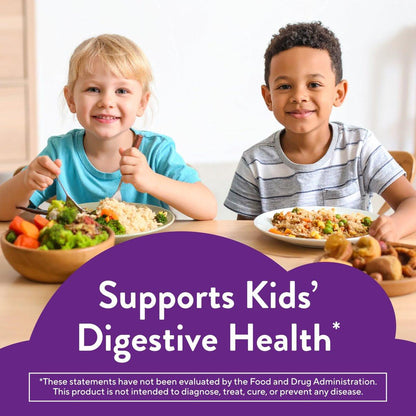 L’il Critters Probiotic Daily Gummy Supplement for Kids, for Digestive Health Support, Grape, Cherry and Orange Flavors, 60 Gummies