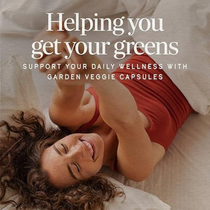 Nature's Way Garden Veggies, Vegetable Supplement Capsules, Plant-Powered Powder Blend Made with 12 Different Vegetables, Green Superfood Veggie Blend for Daily Wellness, 60 Capsules