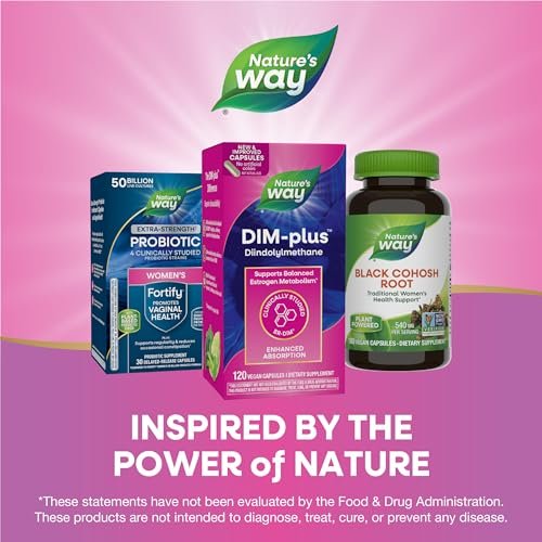 Nature's Way DIM-Plus DIM Supplement, – Prostate Health: For men, DIM may support normal prostate function by – Image 7