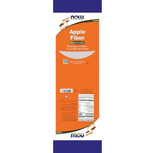 NOW Supplements, Pure Apple Fiber Powder with Apple Pectin, Non-GMO Project Verified, 12-Ounce - görsel 2