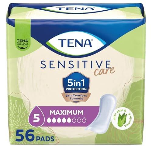 TENA Sensitive Care Maximum Pads, Regular Length, 56 Count – Ultra Absorbent Bladder Protection for Women - görsel 17