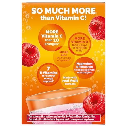 Emergen-C Elderberry Fizzy Drink Mix, Elderberry Immune Support, Natural Flavors, With High Potency Vitamin C, 18 Count - görsel 10