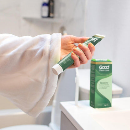 Good Clean Love Restore Moisturizing Vaginal Gel, pH-Balanced Vaginal Moisturizer, Water-Based Feminine Care with Aloe Vera & Lactic Acid, Reduces Dryness, Discomfort & Odor for Women, 2 Oz