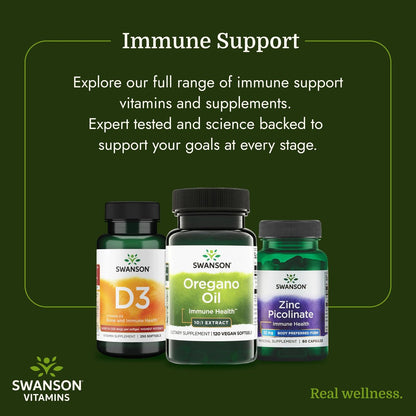 Swanson Oregano Oil 10:1 Extract Digestive and Respiratory Health Supplement for Adults Seeking Natural GI and Urinary Tract Support - 150 mg (120 Softgels)