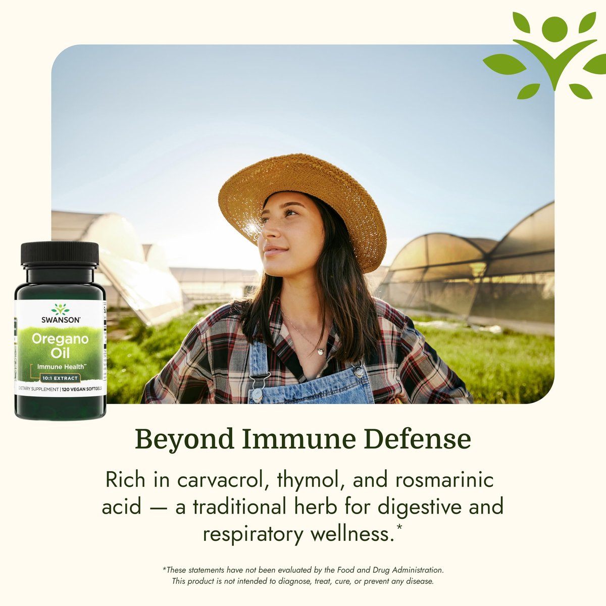Swanson Oregano Oil 10:1 Extract Digestive and Respiratory Health Supplement for Adults Seeking Natural GI and Urinary Tract Support - 150 mg (120 Softgels) - görsel 10